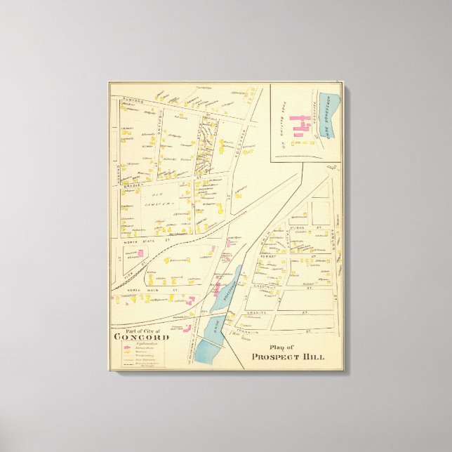 Concord, Prospect Hill Canvas Print (Front)