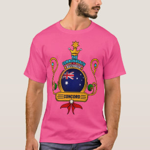 Concord suburb Australian Flag Souvenir T-Shirt