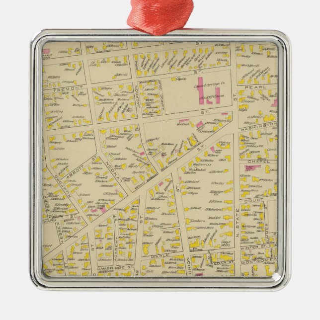 Concord, Ward 4 Metal Tree Decoration (Front)