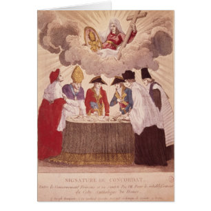 Concordat between Napoleon and Pope Pius VII