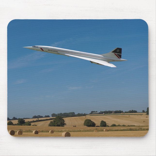 Concorde at Harvest Time Mouse Mat (Front)