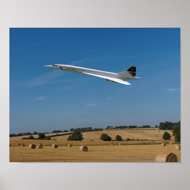 Concorde at Harvest Time Poster (Front)