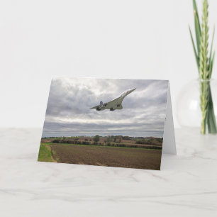 Concorde - High Speed Run Greetings Card