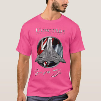 Concorde Supersonic British French Legendary Aircr T-Shirt