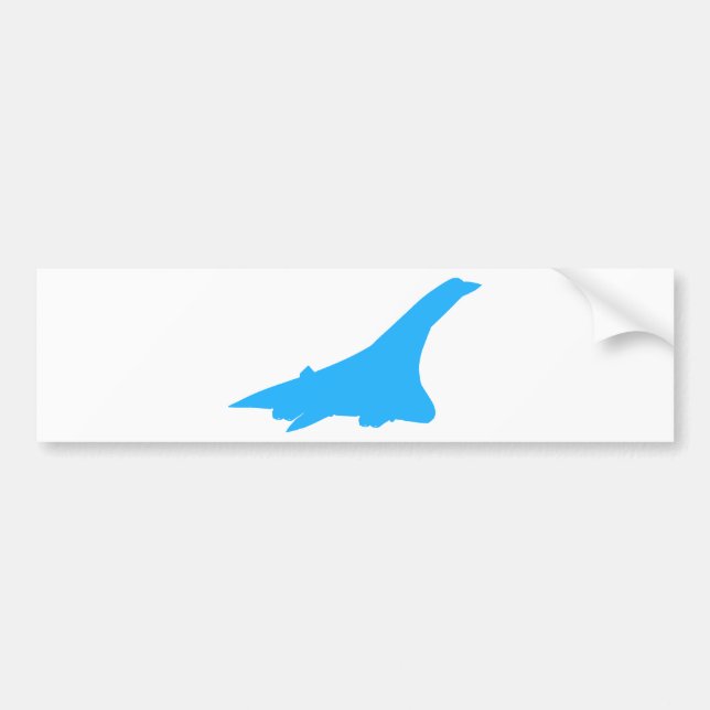 Concorde Supersonic Passenger Jetliner Bumper Sticker (Front)