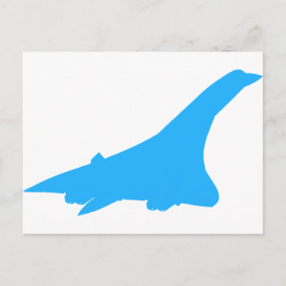 Concorde Supersonic Passenger Jetliner Postcard