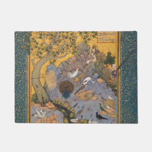 Concourse Of The Birds By Habiballah Of Sava Doormat