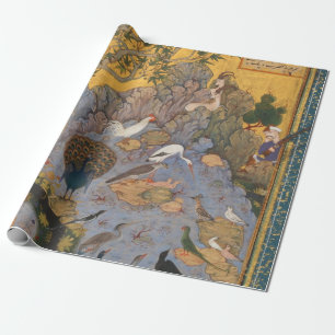 Concourse Of The Birds By Habiballah Of Sava Wrapping Paper