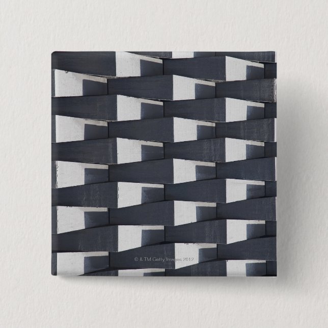 Concrete Apartment Exterior, Santiago, Chile 15 Cm Square Badge (Front)