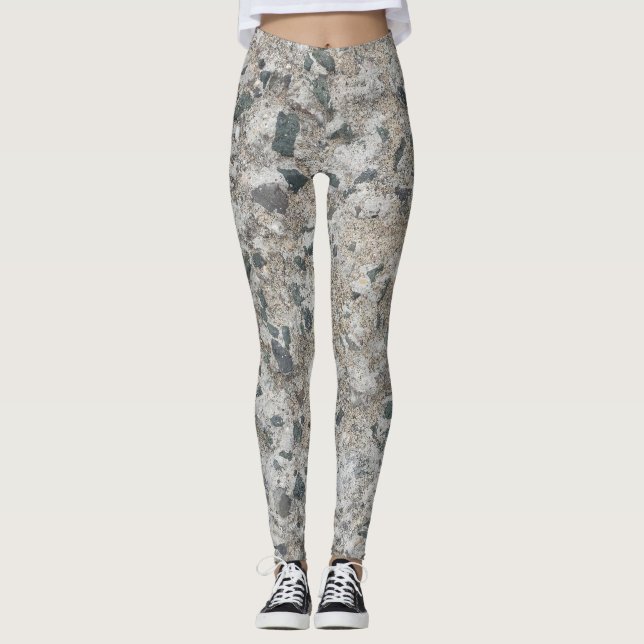 Concrete background leggings (Front)