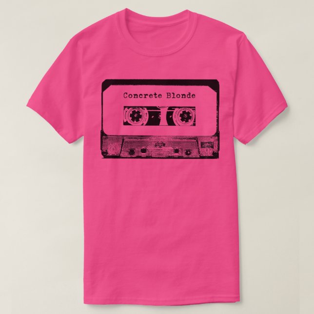 Concrete Blonde Cassette Tape T-Shirt (Design Front)