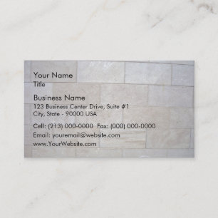 Concrete Brick Wall Background Business Card