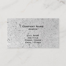 Concrete Business Card