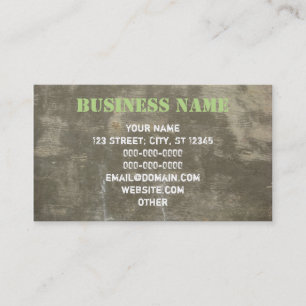 Concrete Business Card