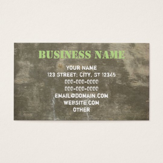 Concrete Business Card