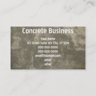 Concrete Business Card