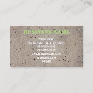 Concrete Business Card