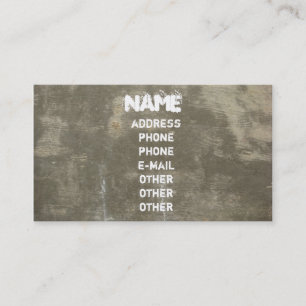 Concrete Business Card
