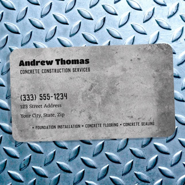 Concrete Business Card (Concrete Business Cards)