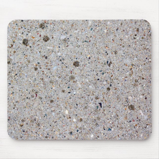 Concrete Cement Realistic Texture Rock Photography Mouse Mat (Front)
