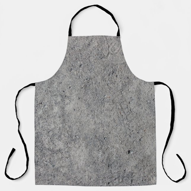 Concrete cement wall gray texture apron (Front)