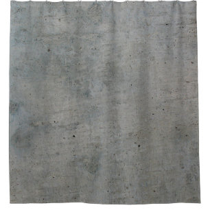 Concrete cement wall gray texture shower curtain