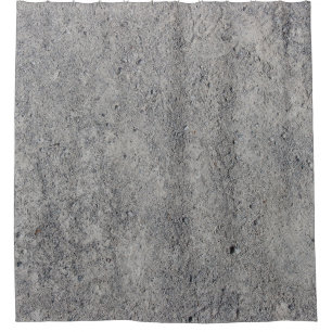 Concrete cement wall gray texture shower curtain