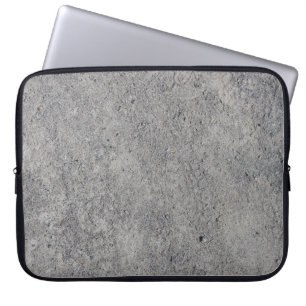 Concrete cement wall grey texture laptop sleeve