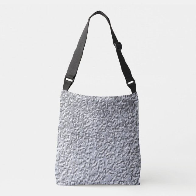 Concrete dark grey Stone Wall Texture Pattern Crossbody Bag (Front)