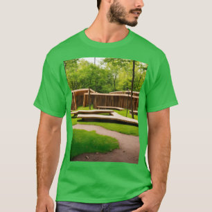 Concrete Dreams: Jane Jacobs’ Surreal Parkscape T-Shirt