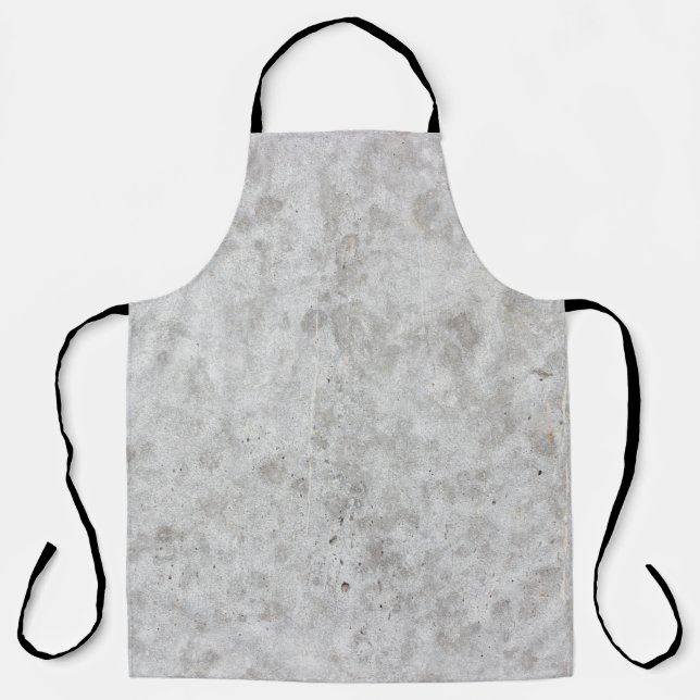Concrete gray wall grunge apron (Front)
