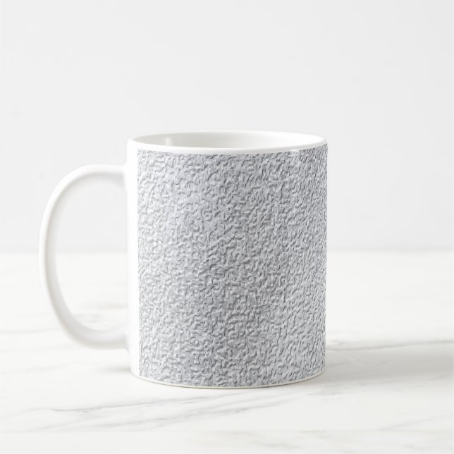 Concrete grey Stone Wall Texture Pattern Coffee Mug (Left)