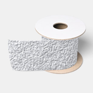 Concrete grey Stone Wall Texture Pattern Satin Ribbon