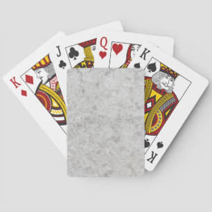 Concrete Grey Wall Grunge Playing Cards