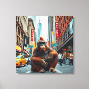 Concrete Jungle Canvas Print