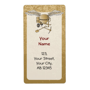 Concrete mixer beige