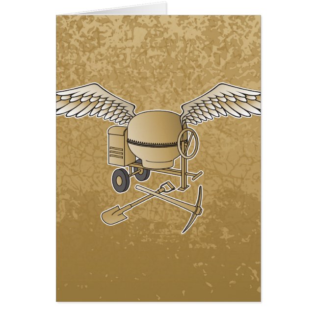 Concrete mixer beige (Front)