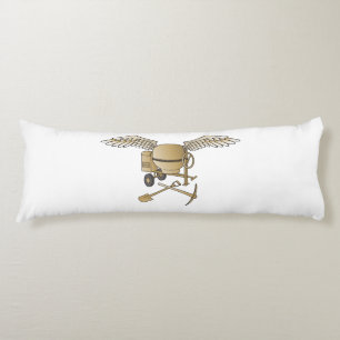 Concrete mixer beige body cushion