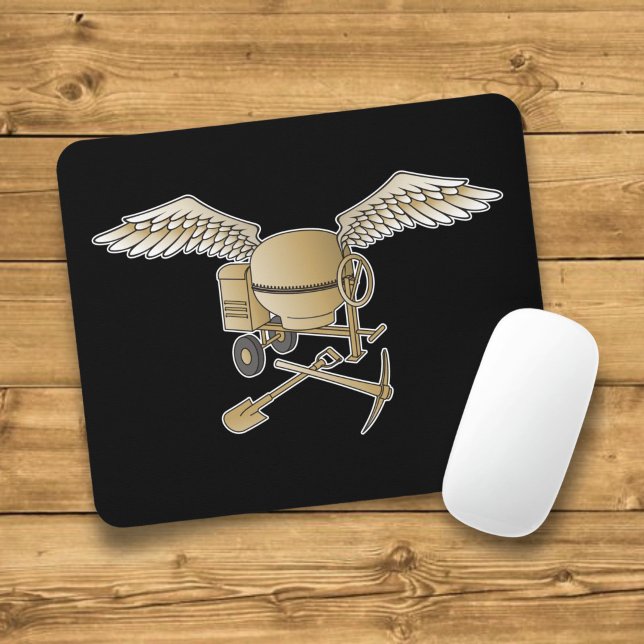 Concrete mixer beige mouse mat (Creator Uploaded)