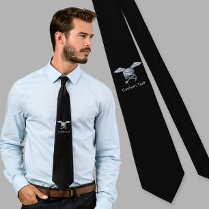 Concrete mixer blue-grey tie