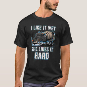 Concrete Mixer   Cement Mixer Truck Driver T-Shirt