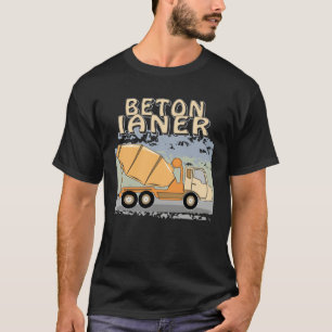Concrete Mixer Construction Site Construction Work T-Shirt