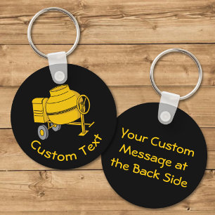 Concrete Mixer Keychain
