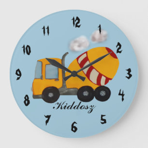 Concrete mixer large clock