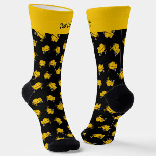 Concrete Mixer Pattern Socks