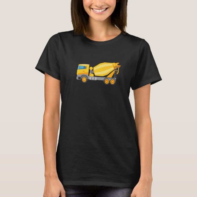 Concrete Mixer Truck Construction Vehicle Tee Ceme (Front)
