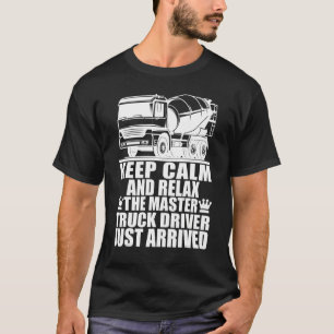 Concrete Mixer Trucker Dad For Best Fathers Day Tr T-Shirt