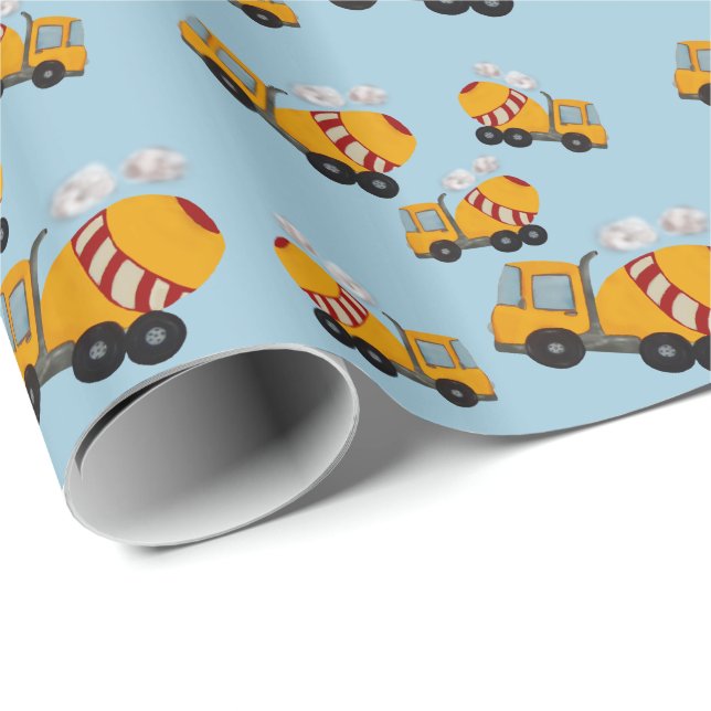 Concrete mixer wrapping paper (Roll Corner)