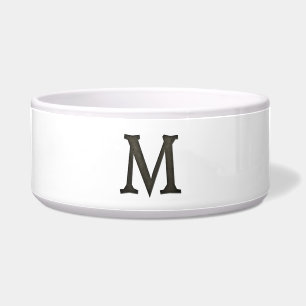 Concrete Monogram Letter M