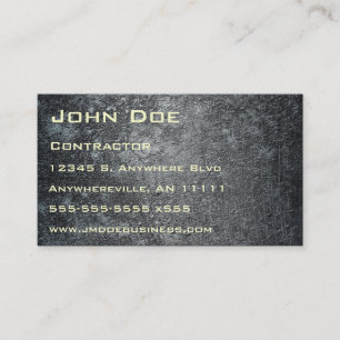 Concrete Moon Texture Business Card